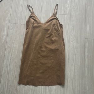 Aritzia Wilfred suede minidress
